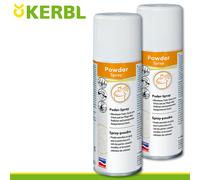Kerbl 2x 400ml Powder Spray Pferdepuder Soins Fourrure Haut