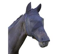 Kerbl 321275 Masque de protection anti-insectes avec protection des oreilles et du chanfrein pour pur-sang