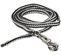 KERBL 32146 Classic Longe Mousqueton Anti-Panique pour Cheval Gris/Noir