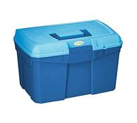 Kerbl 321757 Coffre de pansage Siena avec Compartiment Amovible (Bleu Marine/Bleu Clair)