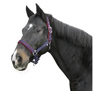 KERBL 323585 Dexter Licol pour Cheval Bleu/Rouge Taille 2