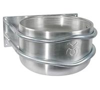 Kerbl - 32495 - Mangeoire en aluminium - Avec écoulement - Env 18 l