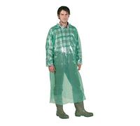 Kerbl Manteau à usage unique vert - 20 pcs. 135 cm de long / avec manches longues / 100% PE