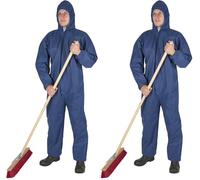 Kerbl 3482 PP Combinaison jetable Bleu Taille XXXL, Bleu (Lot de 2)