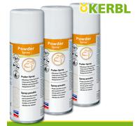 Kerbl 3x 400ml Powder Spray Poudre Soins Équine Protection de la Plaie Haut