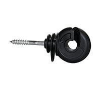 Kerbl 443145 Lot de 500 isolateurs annulaires compacts Noir