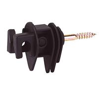 Kerbl 44382 Euro Lot de 500 isolateurs de câble Noir 6 mm