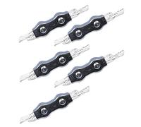 Kerbl 44535/056 Lot de 5 connecteurs de câble galvanisés pour câbles de 6 à 8 mm de diamètre