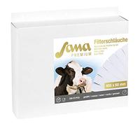 Kerbl 46734 Sana Premium455x57 Lot de 250 filtres à lait cousus