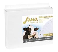 Kerbl 46738 Sana Premium620x57 Lot de 250 filtres à lait cousus