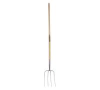 Kerbl - 50400 Fourche à fumier avec manche en frêne ciré 4 dents