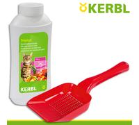 Kerbl 700 G Déodorant Concentré Pour Litière De Chat Tropical + Pelle À Litière