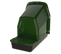 Kerbl 73144 Lot de 1 pondoir d'extérieur avec bac collecteur 1 compartiment Vert foncé 37 x 44 x 49,5 cm