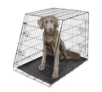 KERBL 81367 Cage de Transport avec 3 Portes pour Chien Noir 76 x 54 x 64 cm