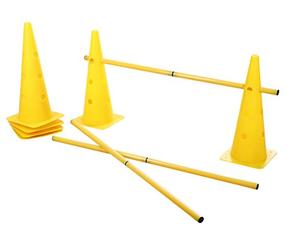 KERBL 81994 Agility Lot Cônes/Barres d'Obstacle pour Chien
