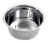 Kerbl 83414 Chien Gamelle Inox 21 x 21 x 7cm-1800 ml, Argent