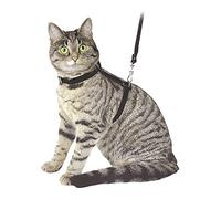 Kerbl 83819 Ensemble de Laisse + Harnais pour Chat Noir 120 cm