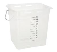 Kerbl Abreuvoir 13 l Blanc Transparent avec Graduation, sans Accessoires