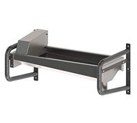Kerbl Abreuvoir chauffant en acier inoxydable avec console murale 190 cm