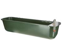 Kerbl Abreuvoir long avec robinet à flotteur 42 L inclus raccord à clic pour tuyau d'arrosage