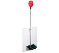 Kerbl Abreuvoir Water Level avec tube en acier inoxydable et auge basculante, fixation murale incluse