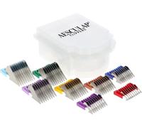 KERBL Aesculap GTA150 Lot de 8 Peignes métalliques pour tête de Rasage Type GT606 (8 Tailles de Peigne de 3 à 25 mm)