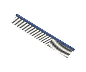 Kerbl Aesculap VH405 Lot de 72 peignes à fourrure avec manche en aluminium Bleu 148 mm x 37 mm