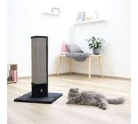 Kerbl Arbre à chat 4-Corner 80 cm Noir, meuble à gratter pour chat,,, colonne à gratter pour chat Noir G