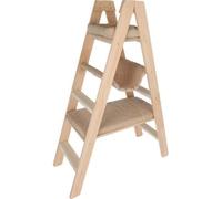 KERBL - Arbre à chat - ECHELLE LADDER - 134 cm - Bois massif - 3 options de repos