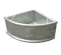 Kerbl Auge d'angle Zinguée pour Cheval 35 L