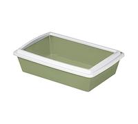 Kerbl Bac à Litière avec Rebord pour Chat 51x35x13 cm coloris aléatoire