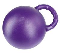 Kerbl balle de jeu pour cheval, goût menthe, violette, 25 cm, résistante aux morsures, avec valve spéciale
