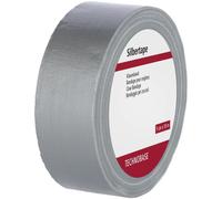 TECHNOBASE Kerbl 16385 Ruban pour Pince Argenté 50 m 50 mm