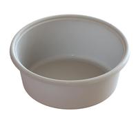 Kerbl Bassine 6 L en plastique, gris qualité alimentaire