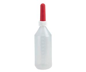 Kerbl Bidon de Lait 1 Litre, entièrement monté, Bouteille d'élevage d'animaux - 1425