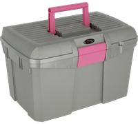 Kerbl Boîte de Pansage - Siena - Gris/Rose