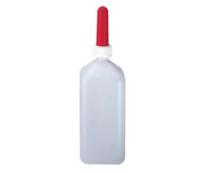 Kerbl Bouteille de lait pour chien de grande taille 2 litres avec tétine et échelle de remplissage