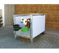 Kerbl Box à veaux Dimensions intérieures de la case (L x l x H) : 130 x 85 x 106 cm