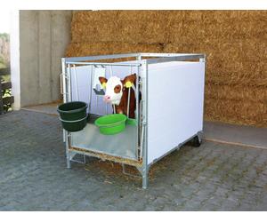 Kerbl Box à veaux Dimensions intérieures de la case (L x l x H) : 130 x 85 x 106 cm