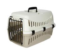 KERBL - Box de transport pour chien - EXPEDITION - 48x32x32cm - Crème et taupe - Sécurisé voiture