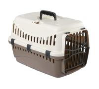 Kerbl Box de transport pour chien EXPEDITION 48x32x32 cm – Crème et taupe – Sécurisé voiture