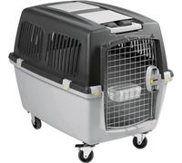 KERBL - Box de transport pour chien - GULLIVER MEGA - 81 x 61 x 60 cm - Gris