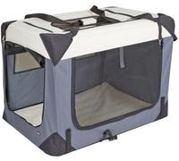 KERBL - Box de transport pour chien - JOURNEY - 81 x 58 x 58 cm - Gris / Beige
