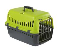 KERBL - Box de transport pour chien - KERBL - Expedition - PVC haute qualité - 48x32x32cm - Vert et gris foncé