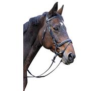 KERBL Bridon Classique en Cuir pour Cheval de Selle Brun