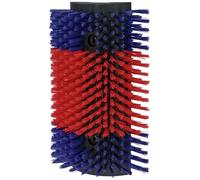 Kerbl Brosse à gratter XL, Brosse à bétail, Brosse à Poils, Rouge, Bleu, 32x11x50 cm, Polyamide, veaux, bovins, Chevaux, pour l'intérieur et l'extérieur, fabriquée en Allemagne