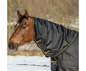 Kerbl Bucas Irish Combi Neck 135/M Black/Or, col Rond