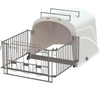 Kerbl CalfHouse Premium DUO avec enclos Espace pour trois veaux jusqu'à 150 kg