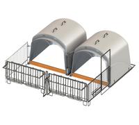 Kerbl CalfHouse Premium XL avec clôture Set double