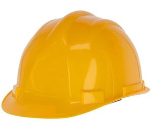 KERBL Casque PE Réglable Jaune, 53 - 61 cm